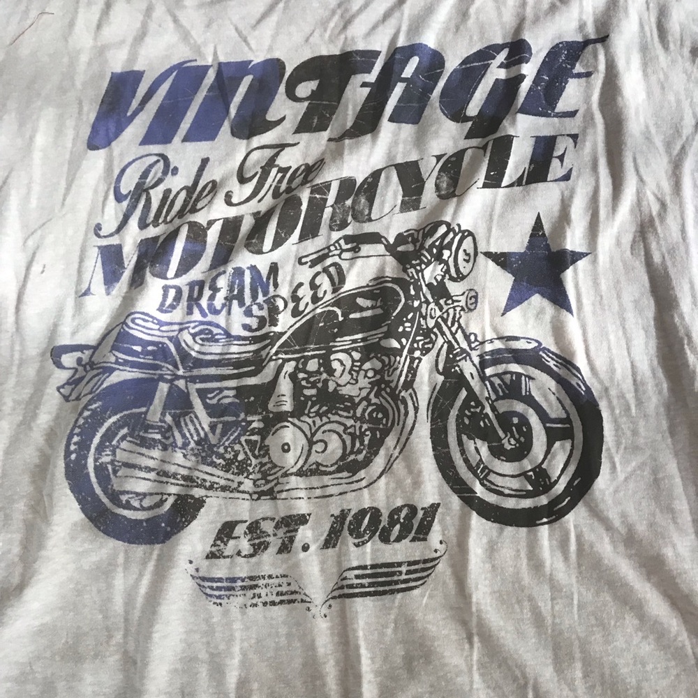 NWT Vintage Motorcycle Top